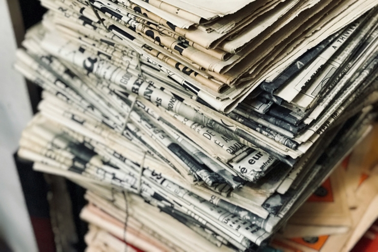 Beispielbild für gebündeltes Altpapier