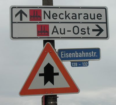 Straßenschilder