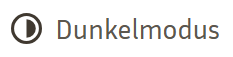 Screenshot Menüpunkt "Dunkelmodus"