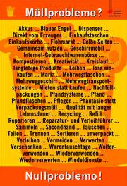 Plakat "Müllproblemo?"